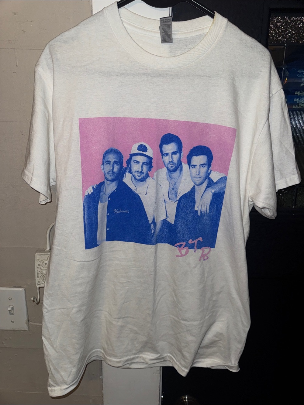 Big Time Rush M White Graphic T-Shirt Can’t Get Enough Tour